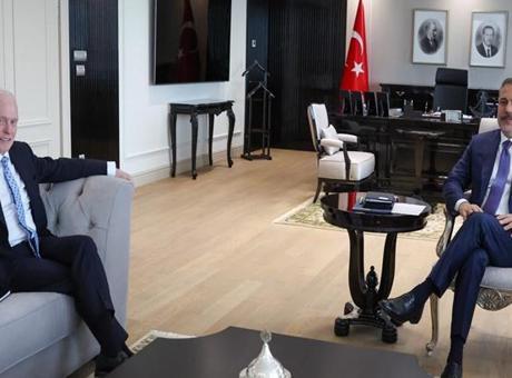 Dışişleri Bakanı Hakan Fidan, Kanada'nın Başbakan Danışmanı David Morrison ile Ankara'da Bir Araya Geldi
