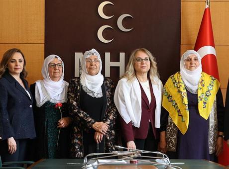 Barış Anneleri, MHP'yi Ziyaret Etti: Görüşme 1 Saat Süre başladı