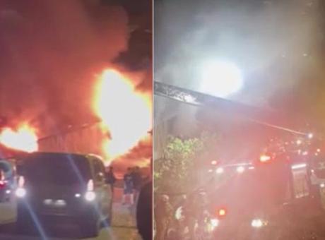 Arnavutköy'deki Fabrika Yangını; Ekiplerin Yoğun Mücadelesi Devam Ediyor