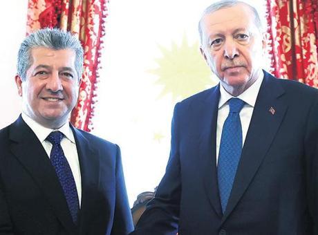 Cumhurbaşkanı Erdoğan, IKBY Başbakanı Barzani ile İstanbul'da Gizemli Bir Buluşma Gerçekleştirdi