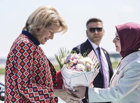 Belçika Kraliçesi Mathilde İstanbul'u Ziyaret Etti: 428 Kişilik Heyet Türkiye'de