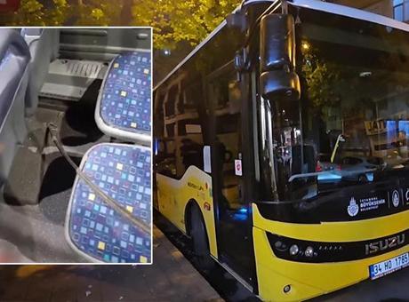İETT Otobüsünde Korkunç Kaza: İnşaat Demiri İçeri Girdi, Yolcu Yaralandı