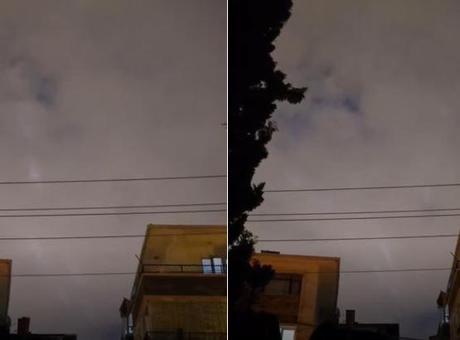 Ankara'da Sıra Dışı Işık Gösterisi Heyecan Yarattı
