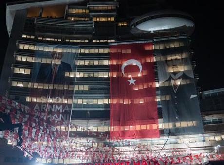 CHP Genel Merkezi'nde Kılıçdaroğlu'nun Bayramlaşma Programı Hazırlıkları Devam Ediyor