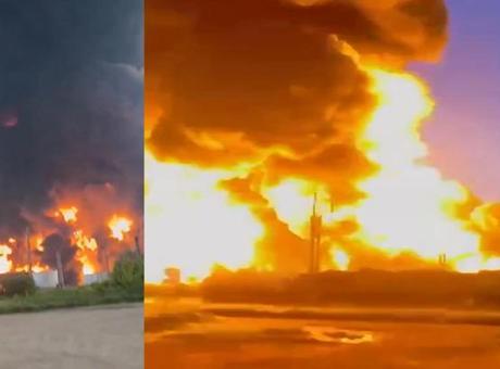 Ukrayna'dan Rusya Üzerine İHA Saldırısı: Petrol Tesisi Hedef Alındı