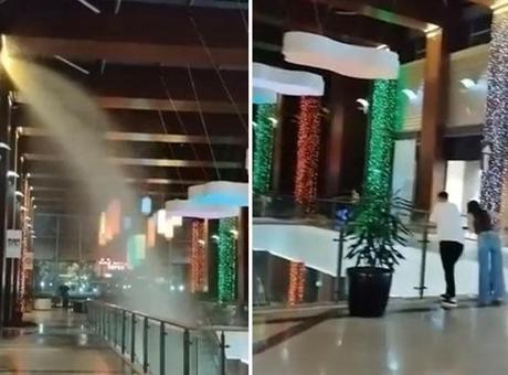 Bursa'da AVM'de Fıskiyeler Beklenmedik Şekilde Açıldı: Alışverişçiler Şaşırdı