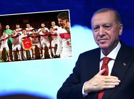 Cumhurbaşkanı Erdoğan'dan A Milli Futbol Takımı'na Destek Mesajı