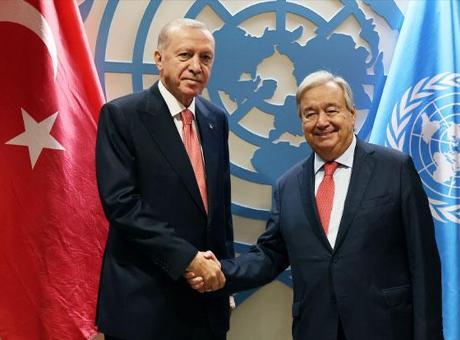 Cumhurbaşkanı Erdoğan, BM Genel Sekreteri Guterres ile Bölgesel Gelişmeleri Değerlendirdi