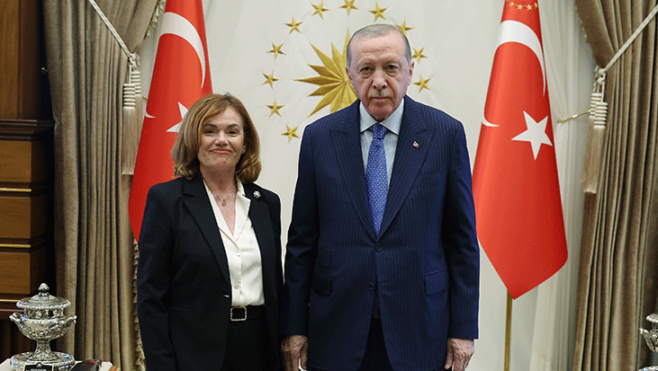 Cumhurbaşkanı Erdoğan, İspanyol Anayasa Mahkemesi Başkanvekili Huertas ile Görüşme Gerçekleştirdi
