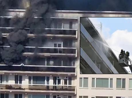 Belçika'da 10 Katlı Bina Yangını: Ölü ve Yaralı Sayısı Artıyor