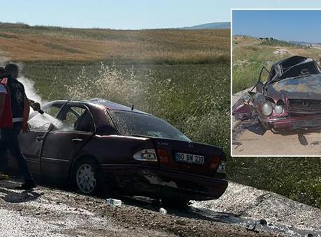 Yozgat'ta Kontrolden Çıkan Araç Yangına Neden Oldu: 1 Ölü, 3 Yaralı