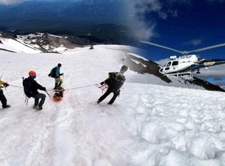 Amatör Dağcı Shasta Dağı'nda 457 Metre Yükseklikten Düştü, Başarılı Kurtarıldı