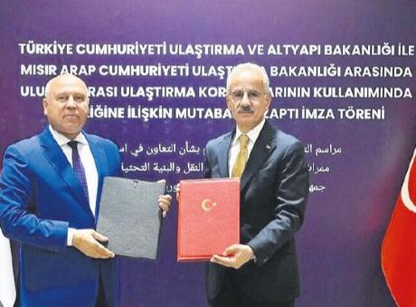 Türkiye ve Mısır'dan Uluslararası Ulaştırmada Güç Birliği