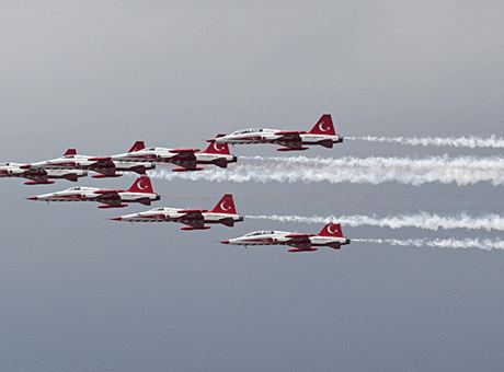 Ankara'da Türk Yıldızları'ndan Nefes Kesen Prova Öncesi Hazırlıklar Tamamlandı