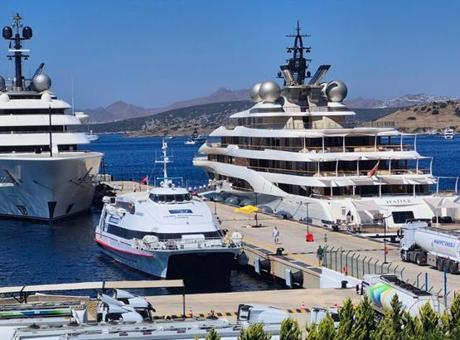Bodrum'a servet demirledi! 21 tankerle 615 ton yakıt ikmali yapıldı
