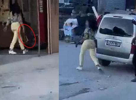 Sevgilisine sinirlendi, eline geçirdiği çekiçle dehşet saçtı