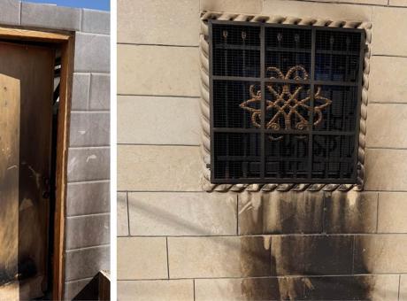 İsrailli yerleşimciler Batı Şeria'da cami ve evleri ateşe verdi!