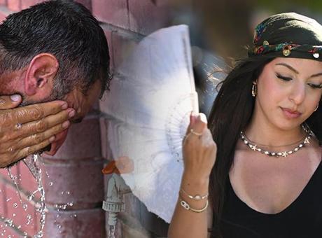 Kentte sıcaklık 49 dereceye ulaştı! Vatandaş ne yapacağını şaşırdı