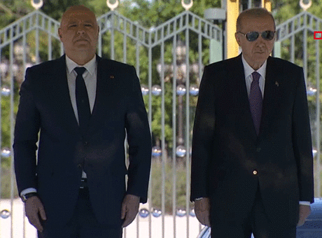 Cumhurbaşkanı Erdoğan, Lübnan Cumhurbaşkanı Joseph Avn'ı törenle karşıladı