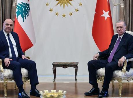 Cumhurbaşkanı Erdoğan, Lübnan Cumhurbaşkanı ile ortak basın toplantısında konuşuyor