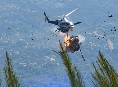 Yunanistan'da yangın söndürme helikopterleri çarpıştı; 4 kişilik mürettebata ulaşıldı