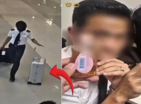 Havacılık tarihine geçecek skandal! Malezyalı pilot havalimanında valiz dolusu uyuşturucuyla yakalandı; idrar testi de pozitif çıktı