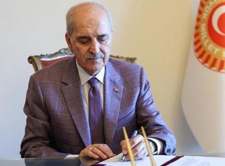 TBMM Başkanı Kurtulmuş, 'Terörsüz Türkiye' teklifini imzaladı