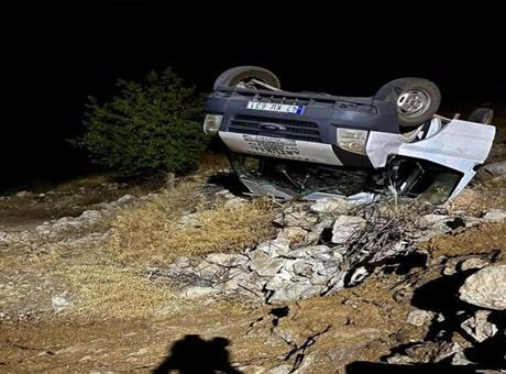 Batman’da feci kaza! Minibüs şarampole uçtu: 5 yaralı