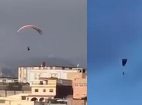 Yamaç paraşütüyle İspanya'ya geçmeye çalıştı! Feci şekilde can verdi