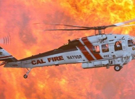 ABD'de yangın söndürme helikopteri düştü! '2 kişiden haber alınamıyor'