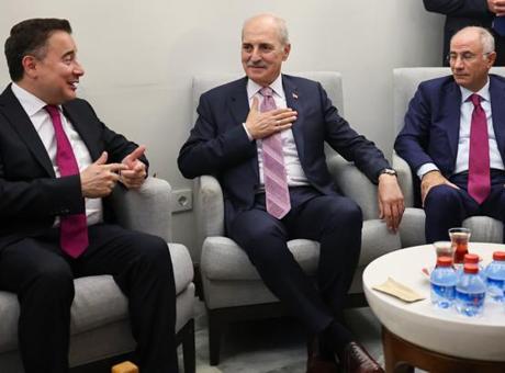 TBMM Başkanı Kurtulmuş'tan iktidar ve muhalefet kulislerine ziyaret