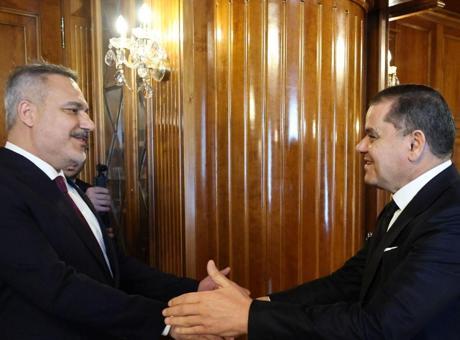 Dışişleri Bakanı Hakan Fidan Libya Ulusal Birlik Hükümeti Başbakanı Dibeybe ile görüştü