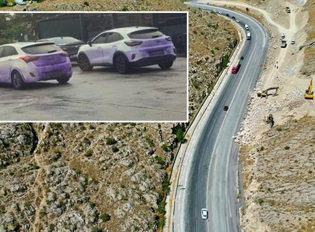 Akılalmaz olay! Araçların rengini değiştiren yol için ilginç çözüm