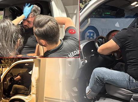 Yasal sınırı 11'e katladı! Yakıt için istasyona girdi, direksiyonda sızdı