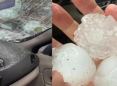 Fransa'da 44 bölgede turuncu alarm! 'Tenis topu büyüklüğünde'