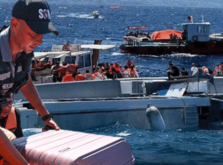Girne'de batan yolcu gemisinde skandal! Kaptanların konuşması ortaya çıktı