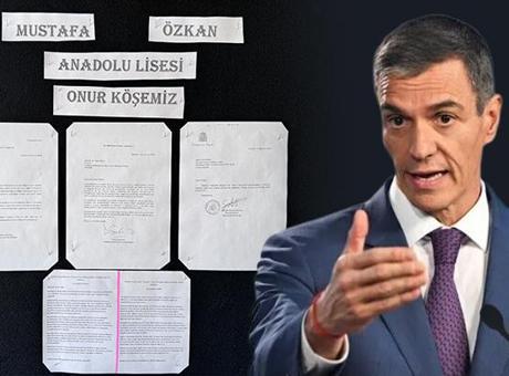 İspanya Başbakanı Sánchez'ten Kayseri'deki okula mektup
