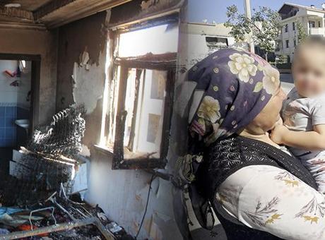 Aksaray'da 2 yaşındaki çocuk evi yaktı! İçerideki 4 kişi son anda kurtarıldı