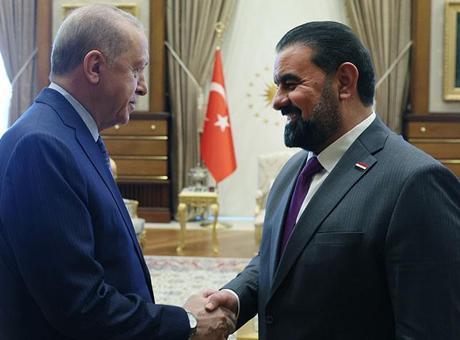 Erdoğan, Heybet Halbusi'yi kabul etti