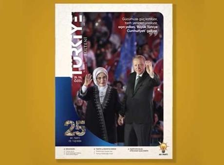 AK Parti'nin 25. yılına özel 'Türkiye Bülteni' yayımlandı