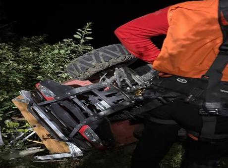 Artvin'de şarampole yuvarlanan ATV'nin sürücüsü hayatını kaybetti