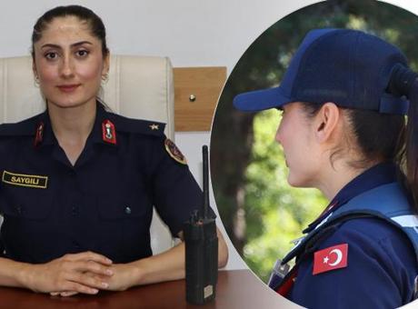 Kentte tarihi atama! Komutan kadın subay oldu