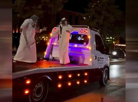 Çekici üzerinde dans videosu pahalıya patladı! Ceza yağdı