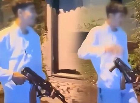 14 yaşındaki çocuk kalaşnikofla dehşet saçtı! Polisi şoke eden detay koltuk süngerinin içinden çıktı