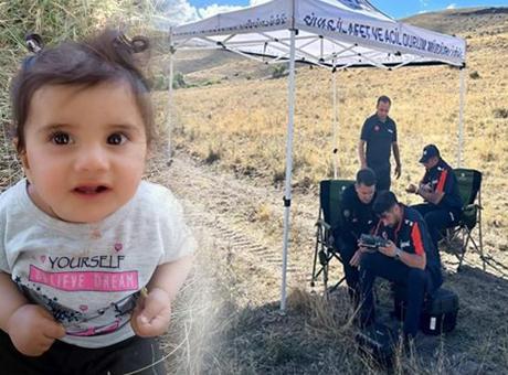 Sivas'ta kaybolan 11 aylık Büşra bebek her yerde aranıyor