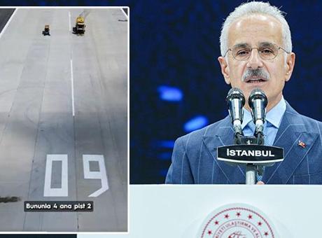 Bakan Uraloğlu: İstanbul Havalimanımızın 4. ana pistinden yeni bir ufka doğru yükseldik