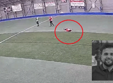 Kayseri'de halı sahada kahreden ölüm